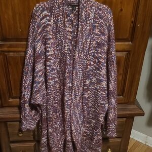 Women's Multicolor Cardigan Size 3